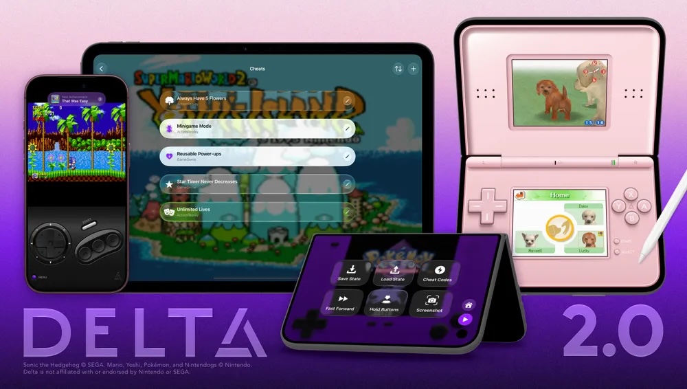 Вышел обновлённый эмулятор ретро‑игр Delta 2.0 с поддержкой iPhone Duo - 1